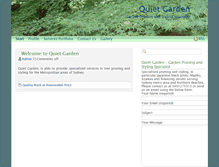 Tablet Screenshot of gardenpruning.com.au